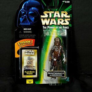 Star Wars Hoth Chewbacca The Power of the Force Episode 1 Action Figure NEW